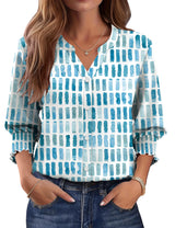 LOMON Button Down Shirts for Women 3/4 Length Sleeve Business Casual Blouses 2026 Summer Tops