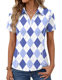 Blue and Purple Plaid