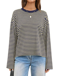 Navy Yellow Striped