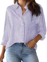 Purple White Strip