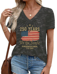 A American Flag Grey