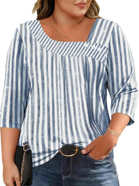 2-blue-white Stripes