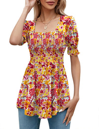 Red Yellow Floral