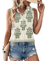 LOMON Women’s Summer Sleeveless Button Down Shirt Office Collared Blouses with Pleated Front Casual Basic Tank Tops