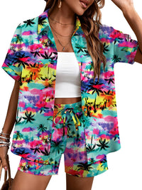 Colorful Coconut Tree