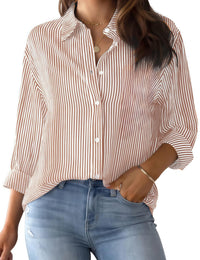 Brown White Strip