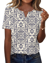 LOMON Womens Short Sleeve V Neck T Shirts Summer Tops Basic Tees Business Casual Blouses Trendy Fashion Clothes