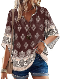 Wine Red Floral