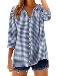 Navy Blue Gingham