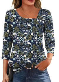 3-blue White Flower