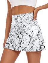 LOMON Womens Skort Mini Tennis Skirt with Pockets Shorts Golf Athletic Skirts High Waisted Stretchy Skorts Casual Workout
