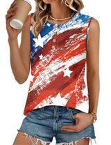 LOMON Tank Top for Women Crew Neck Sleeveless Loose Fit Button Casual Tee Shirts Summer Fashion 2026 Tunic Tops Blouses