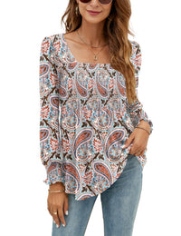 Blue Paisley Pattern