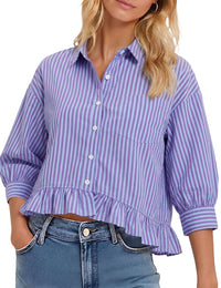 Blue Purple Striped