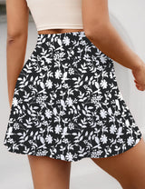 LOMON Womens Skort Mini Tennis Skirt with Pockets Shorts Golf Athletic Skirts High Waisted Stretchy Skorts Casual Workout