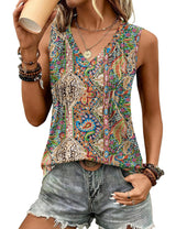 LOMON Tank Tops for Women Loose Fit V Neck Sleeveless Shirts 2026 Fashion Summer Clothes S-3XL
