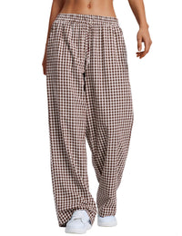 Coffee White Plaid