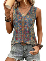 LOMON Tank Tops for Women Loose Fit V Neck Sleeveless Shirts 2026 Fashion Summer Clothes S-3XL