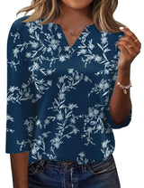 LOMON Womens 3/4 Length Sleeve Tops V Neck Business Casual Blouses Summer Tees Shirts 2026