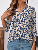 LOMON Womens 3/4 Length Sleeve Tops V Neck Business Casual Blouses Summer Tees Shirts 2026
