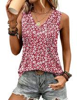 LOMON Tank Tops for Women Loose Fit V Neck Sleeveless Shirts 2026 Fashion Summer Clothes S-3XL