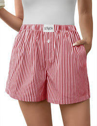 Zz-red White Striped