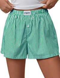 Zz-green White Striped