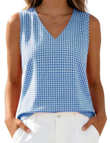 LOMON Womens Linen Crop Tank Top V Neck Tank Tops Sleeveless Cute Spring Summer Tops for Women 2026 Beach Vacation (XS-XL)