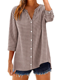 Coffee Gingham