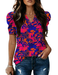 Blue Rose Red Floral
