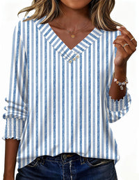 Blue White Stripes