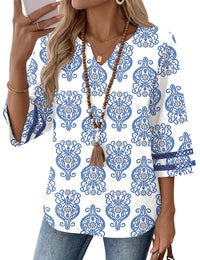 White Blue Ethnic