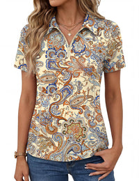 Apricot Paisley