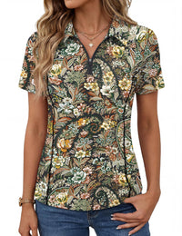 Black Orange Floral