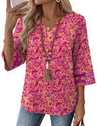 Rose Red Floral