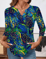 LOMON Womens 3/4 Length Sleeve Tops V Neck Business Casual Blouses Summer Tees Shirts 2026