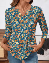 LOMON Womens 3/4 Length Sleeve Tops V Neck Business Casual Blouses Summer Tees Shirts 2026
