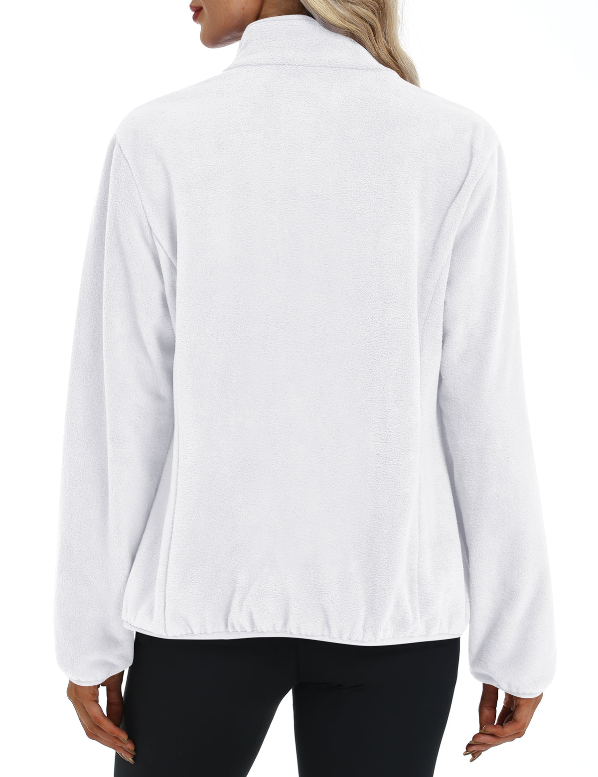 LOMON Fleece Jacket Women with 6 Pockets Lightweight Full Zip Coat