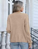 LOMON Womens Cardigan Sweaters 2026 Chunky Fall Winter Button Up Outfits