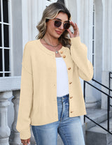 LOMON Womens Cardigan Sweaters 2026 Chunky Fall Winter Button Up Outfits